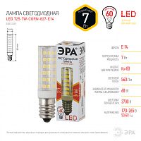 ЭРА Лампа светодиодная LED 7Вт Т25 2700К Е14 теплый капсула (Б0033029)