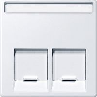 SCHNEIDER ELECTRIC Центральная плата для розеток 2п белый (MTN469925)