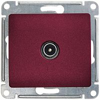 SCHNEIDER ELECTRIC GLOSSA TV Розетка проходная 4DB баклажановый (GSL001192)