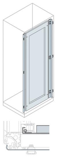 ABB Дверь внутренняя с рамкой 2200x600мм (EE2306K)