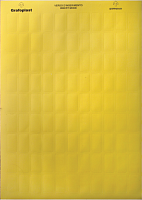 DKC Табличка маркировочная полиэстер 10х20мм. желтая (SITFP1020Y)