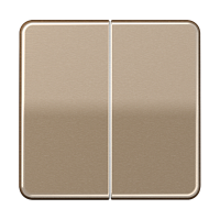 JUNG Клавиши для сдвоенных выключателей и кнопок  золотая бронза (CD595GB)