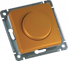 HEGEL MASTER Светорегулятор  (диммер) скрытой установки, в рамку, золото (ДС-315-472-07)