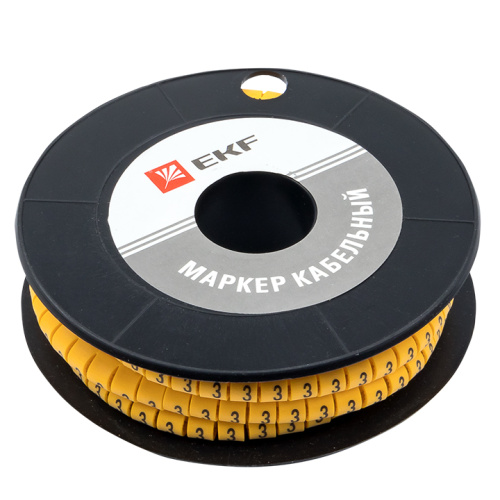 EKF Кольцо маркировочное 0-1.5мм  (3) КМ  (1000шт) (plc-KM-1.5-3) фото 3