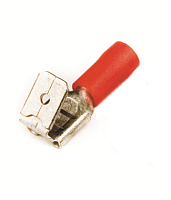 DKC Наконечник плоский РпИо 1.5-7-0.8 красный QUADRO  (50шт) с изолированным фланцем  (смешанный) (2A30P)