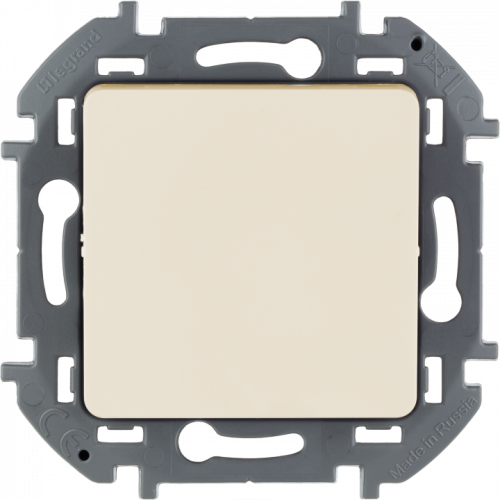 LEGRAND INSPIRIA Переключатель промежуточный одноклавишный   для скрытого монтажа, цвет ;Слоновая кость, номинальный ток 10 А, напряжение ~250В (673681)