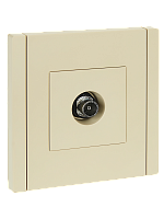 IEK FORTE&PIANO Розетка TV оконечная FP428 ваниль  (FP-A10-O-K10)