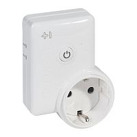 LEGRAND MyHome Play Zigbee. Активатор-диммер радиоуправляемый, розетка 2К+З, 10А (088334 )