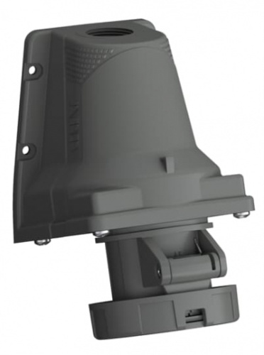ABB Розетка для монтажа на поверхность Easy&Safe 332ERS1W 32A 3P+E IP67 1ч  (332ERS1W)  (2CMA101239R1000)