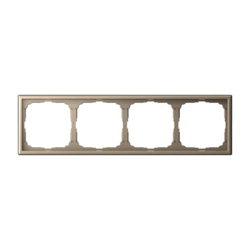 Systeme Electric ARTGALLERY Рамка 4-постовая, универсальная, шампань (GAL000504)