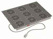 DKC Модуль потолочный 9 вентиляторов с термостатом для крыши 800 RAL9005 (R5VSIT8009FTB)