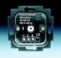 ABB Механизм светорегулятора для ламп ЛН/НВГЛ 40-420Вт  (6513 U-102-500)  (2CKA006513A0586)