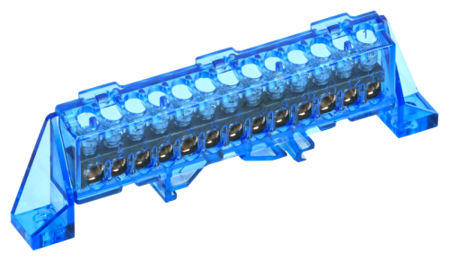 IEK TEKFOR Шина N ноль в комбинированном DIN-изоляторе Стойка 6х9-15-С  (TF-NN10-15-DP-K07)