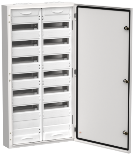 TITAN 5 Корпус металлический ЩРн-168 (2х84) 1085х570х140 IP54 белый IEK