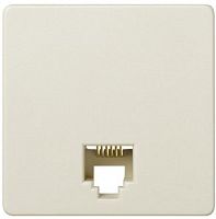 SIMON Розетка телефонная RJ-12, S27, сл.кость (27481-32)