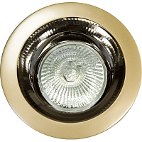 FERON Светильник ИВО-50w 12в G5.3 поворотный жемчужное золото/титан (DL2009 ж.зол/тит.) (17829)