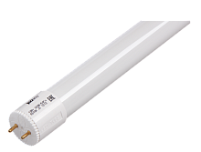 JazzWay Лампа светодиодная LED 10Вт T8 230V/50Hz холодный матовая (установка возможна после демонтажа ПРА) (1025326)