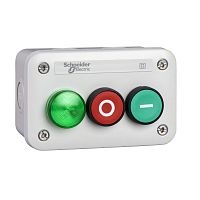 SCHNEIDER ELECTRIC Пост кнопочный 2 кнопки зеленая красная (XALE33V1B)