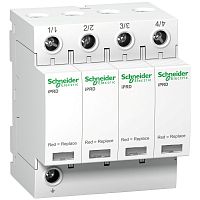 SCHNEIDER ELECTRIC Ограничитель перенапряжений импульсный Т2 iPRD 40 40kA 350В 4П (A9L40400)