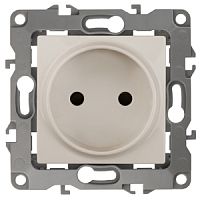 ЭРА Розетка 2P, 16A-250В, б.л., , слоновая кость, 12-2005-02 (Б0018982)