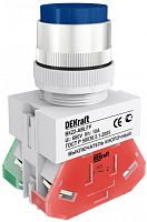 DEKRAFT Кнопка ABLFP 22мм синяя 220В ВK-22 (25022DEK)