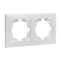 EKF Валенсия рамка 2-местная белая EKF PROxima (EWM-G-302-10)