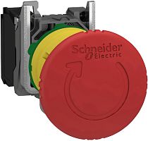 SCHNEIDER ELECTRIC Кнопка аварийного останова и отключения возврат поворотом (XB4BS8442)