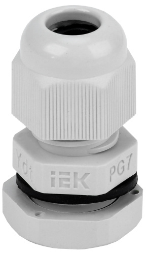 IEK Сальник PG7 диаметр кабеля 5-6мм IP54 (YSA20-06-07-54-K41)