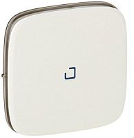 LEGRAND Valena ALLURE Лицевая панель для переключателя промежуточного с подсветкой/индикацией  Белая (755275 )