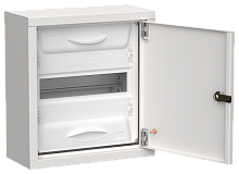 IEK TITAN 5 Корпус металлический ЩРн-12 (1х12) 335х310х140мм IP31 белый (одна дверь)  (TI5-50-N-012-31)