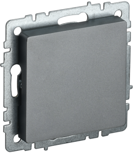 IEK BRITE Заглушка с суппортом МЗ10-БрС сталь IEK (BR-PL10-K46)