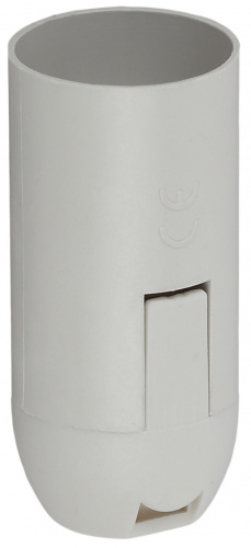 ЭРА Патрон Е14 подвесной, пластик, белый  (x50)  (50/1000/24000)  (Б0043747)