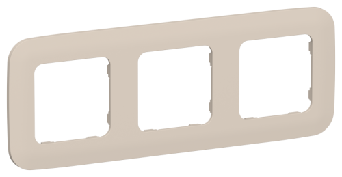 FLITE ARTISTIC Рамка 3-местная  льняной (FI-M32-31-20-K88)