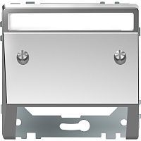 SCHNEIDER ELECTRIC Накладка центральная D-Life наклонная сталь нержавеющая SD (MTN4540-6036)