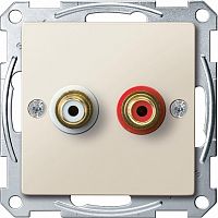 SCHNEIDER ELECTRIC МЕХАНИЗМ АУДИО РОЗЕТКИ БЕЖЕВЫЙ (MTN4350-0344)