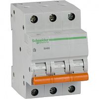 SCHNEIDER ELECTRIC Выключатель автоматический трехполюсный 6А С ВА63 4.5кА (11221)