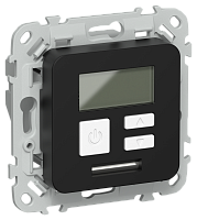 FLITE Термостат электронный с дисплеем 16А Т- черный (FI-RT11-K02)