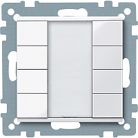 SCHNEIDER ELECTRIC SM Выключатель четырехкнопочный PLUS белый (MTN617425)