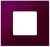 SIMON Рамка-декор на 1 пост для 2700610-03., S27Pl, Артик баклажан (2700617-085)