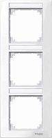 SCHNEIDER ELECTRIC Рамка 3 поста с полем для надписи M-PLAN вертикальная белый (MTN513319)