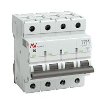 EKF Выключатель автоматический AV-10 4P 2A  (D) 10кА AVERES (mcb10-4-02D-av) EKF Выключатель автоматический AV-10 4P 2A  (D) 10кА AVERES (mcb10-4-02D-av)