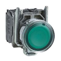 SCHNEIDER ELECTRIC Кнопка зеленая с подсветкой 110В XB4BW33G5 (XB4BW33G5)