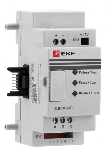 EKF Модуль интерфейсный MODBUS TCP 24В PRO-Relay PROxima (ILR-IE-24D) EKF Модуль интерфейсный MODBUS TCP 24В PRO-Relay PROxima (ILR-IE-24D)