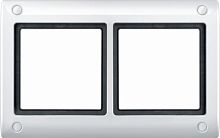 SCHNEIDER ELECTRIC Рамка 2 поста с болтами AQUADESIGN белый (MTN401219)