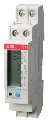 ABB Счетчик 1фаз,1тар,акт.эн,1кл, 5 (40)А (2CMA103572R1000 )