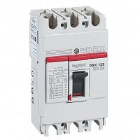 LEGRAND Выключатель автоматический DRX125 термомагнитный 125A 3П 36кА (027225 )