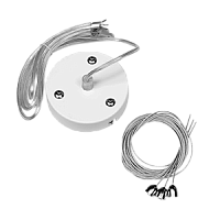 ВАРТОН Комплект для подвеса светильника NIMBUS 25W белый, длина троса 1,5 м  (V4-A0-70.0018.NMB-0001)