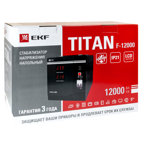 EKF Стабилизатор напряжения напольный 12 кВт PROxima (stab-f-12000) фото 4