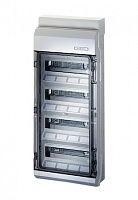 HENSEL Щит распределительный навесной ЩРн-П-48 IP54 пластиковый без клеммы PE-N эластичные мембраны прозрачная дверь 48 модулей (KV 4648)