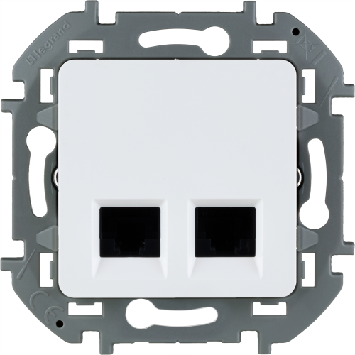 LEGRAND INSPIRIA Информационная розетка RJ 45 - категория 6 - UTP -  - слоновая кость (673840) фото 2